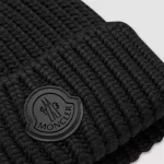 Bonnet Moncler en laine logo