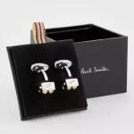 Boutons de Manchette Paul Smith Métallisés Robot