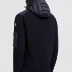 Cardigan Moncler matelassé en laine