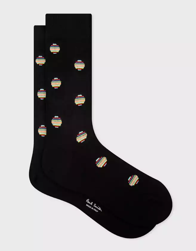 Chaussettes Paul Smith "Signature Stripe Polka Dot"