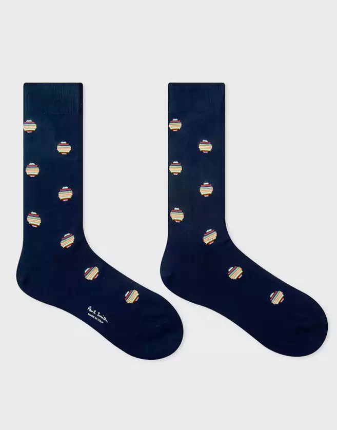 Chaussettes Paul Smith "Signature Stripe Polka Dot"