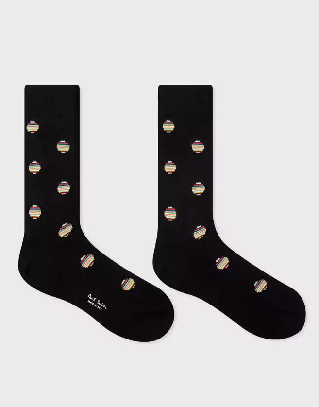 Chaussettes Paul Smith "Signature Stripe Polka Dot"