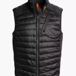 Veste Parajumpers hybrid rembourrée de ouate de polyester combinant du polyester élastique en nid d’abeille avec du taffetas de nylon mat.