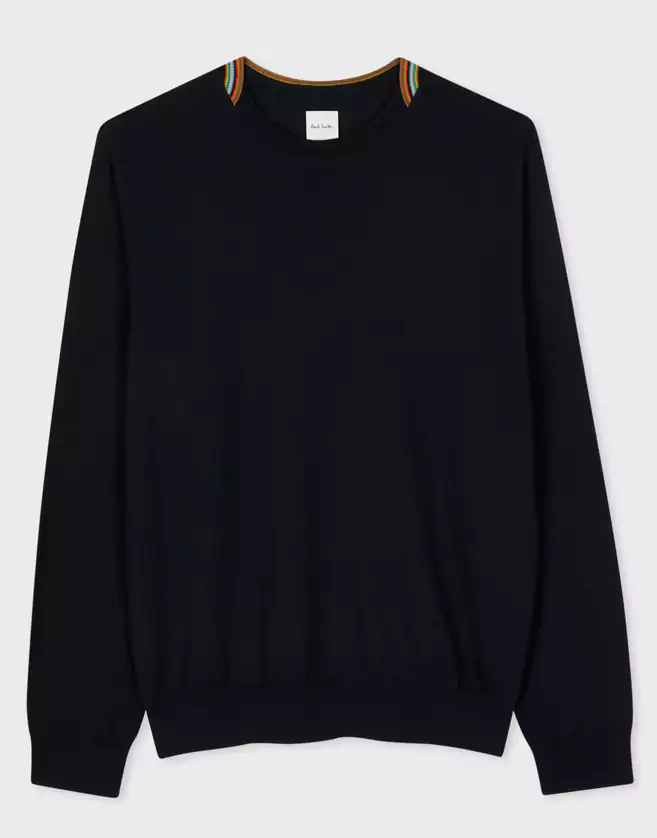 Pull Paul Smith en laine mérinos « Signature Stripe »