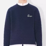 Sweatshirt classique Weave. Signature brodée KENZO Archive sur la poitrine.