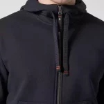 Sweatshirt Parajumpers à capuche avec une ouverture zippée. Intérieur en polaire, coton et polyester.