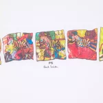 T-shirt Paul Smith imprimé Zebra Line Up