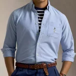 Chemise Ralph Lauren Oxford est aujourd'hui devenue un modèle incontournable du look Polo.