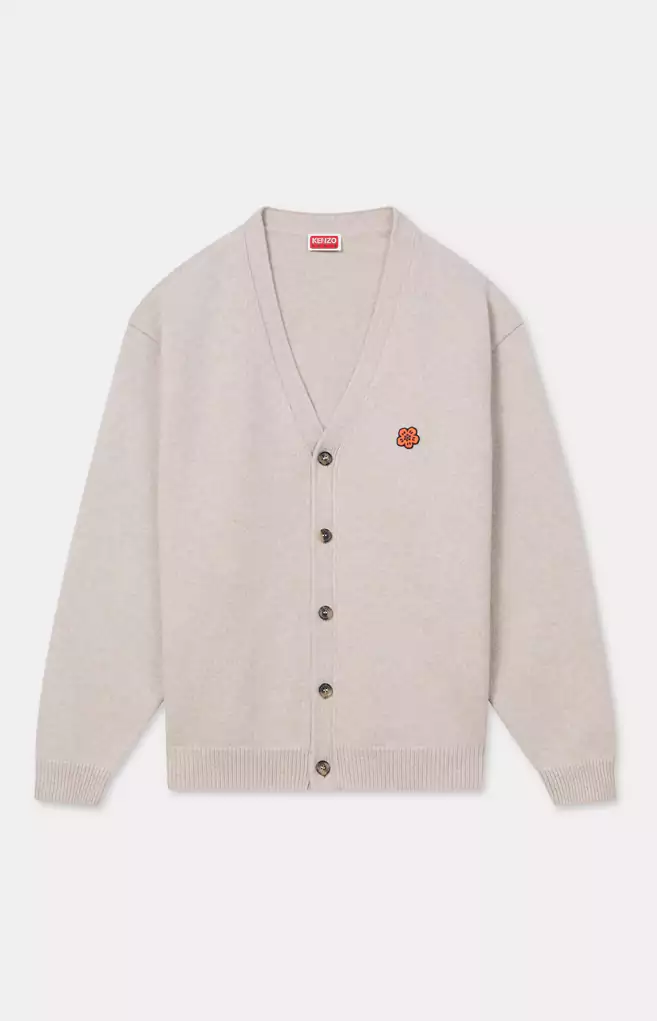 Cardigan Kenzo boutonné « Boke Flower ». Coupe confortable.