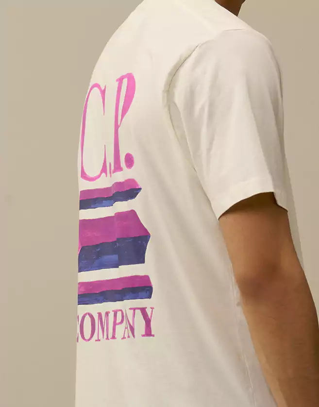 T-shirt C.P. Company « logo graphic »