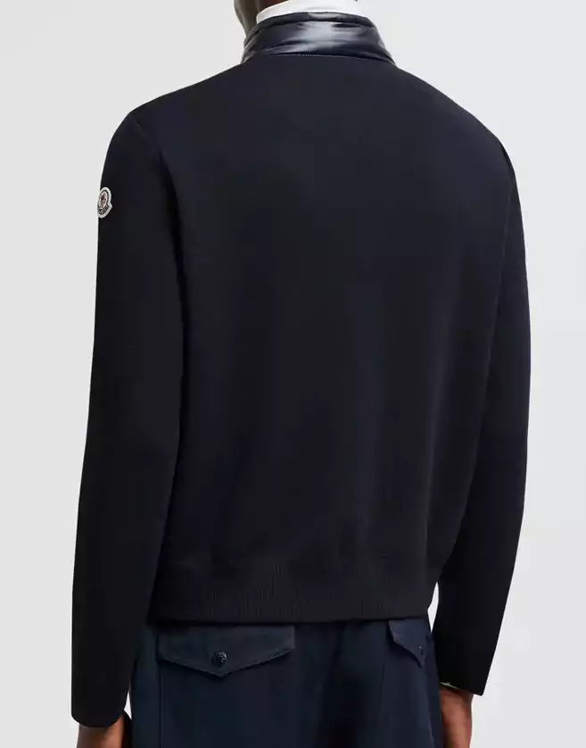 Cardigan Moncler matelassé en laine