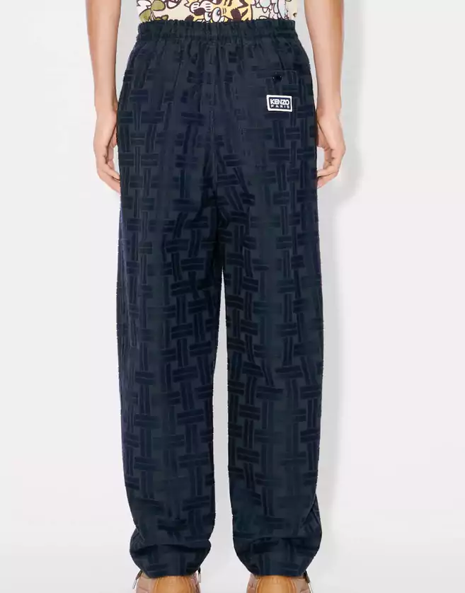 Pantalon de jogging « KENZO Weave » en jacquard de coton.