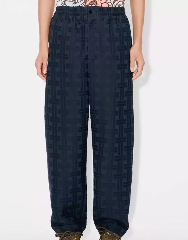 Pantalon de jogging « KENZO Weave » en jacquard de coton.