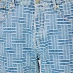 Jean BOTAN ample « KENZO Weave » en denim japonais. Composition : 100% coton.