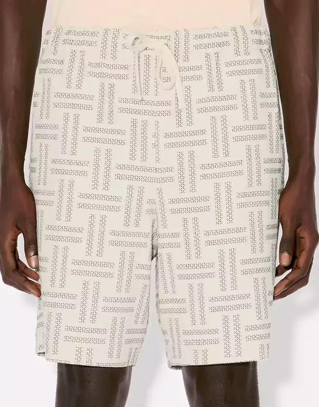 Short élastiqué KENZO, ceinture élastiquée avec cordon ajustable.