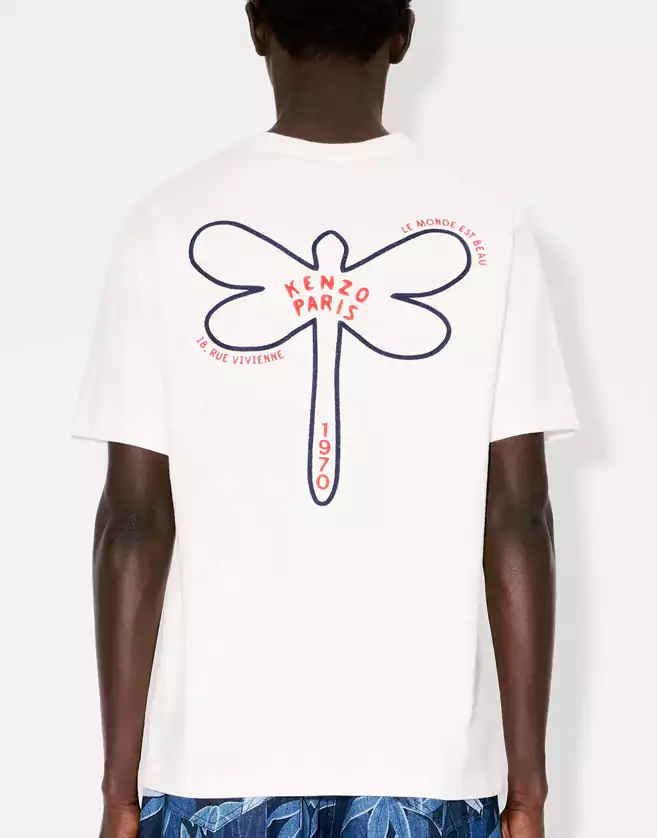 T-shirt brodé Kenzo « dragonfly »