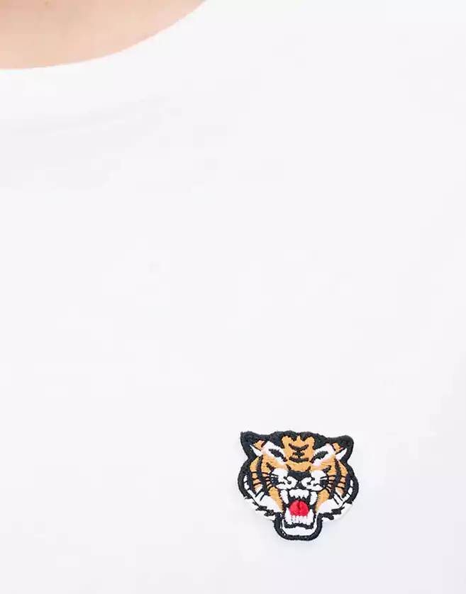 T-shirt Kenzo brodé « Happy Tiger »