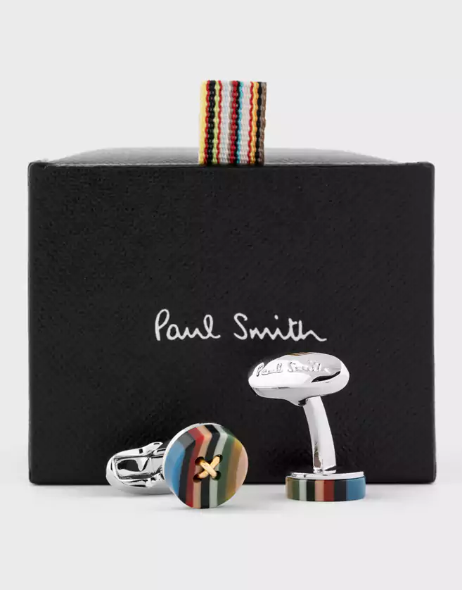 Boutons de Manchette Paul Smith « Signature stripe»