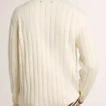 Cardigan Golden Goose en coton blanc vieilli