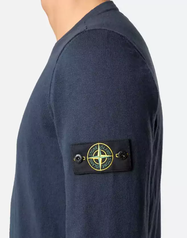 Pull Stone Island en coton biologique et nylon