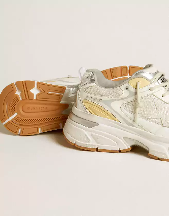 Sneakers Golden Goose « Lightstar » en cuir et mesh