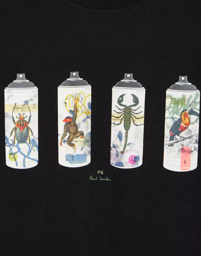 T-shirt Paul Smith imprimé « Spray Cans »